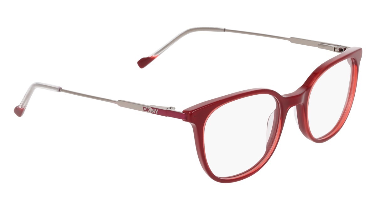 Eyeglasses Dkny DK7017 (610) color red shape round 