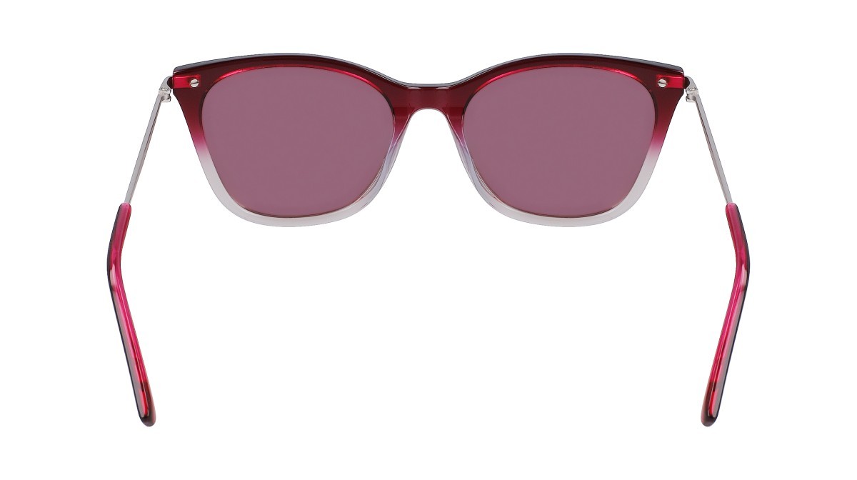 Sunglasses Dkny DK711S (510) color crystal plum/smoke gradient shape cat eye lenses solid violet ore