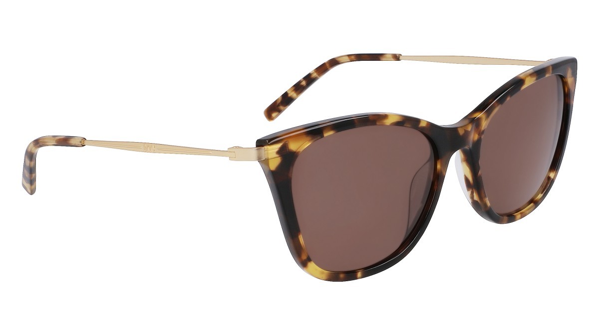 Sonnenbrillen Dkny DK711S N (281) farbe soft tokyo tortoise form cat-eye gläser solid cargo