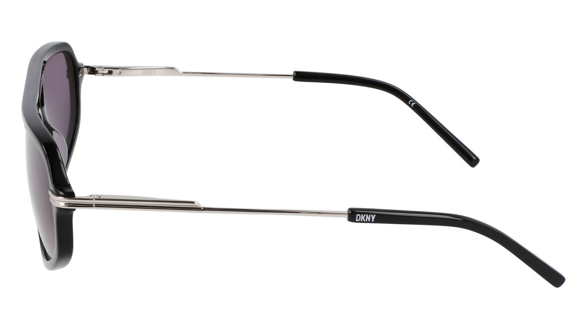 Sonnenbrillen Dkny DK712S (001) farbe black form navigator gläser grey