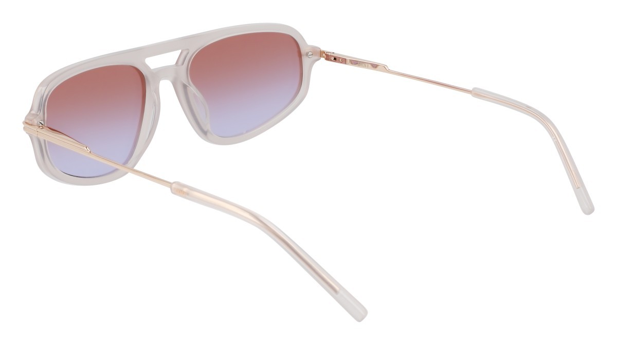 Sonnenbrillen Dkny DK712S (011) farbe fog form navigator gläser mauve/violet gradient