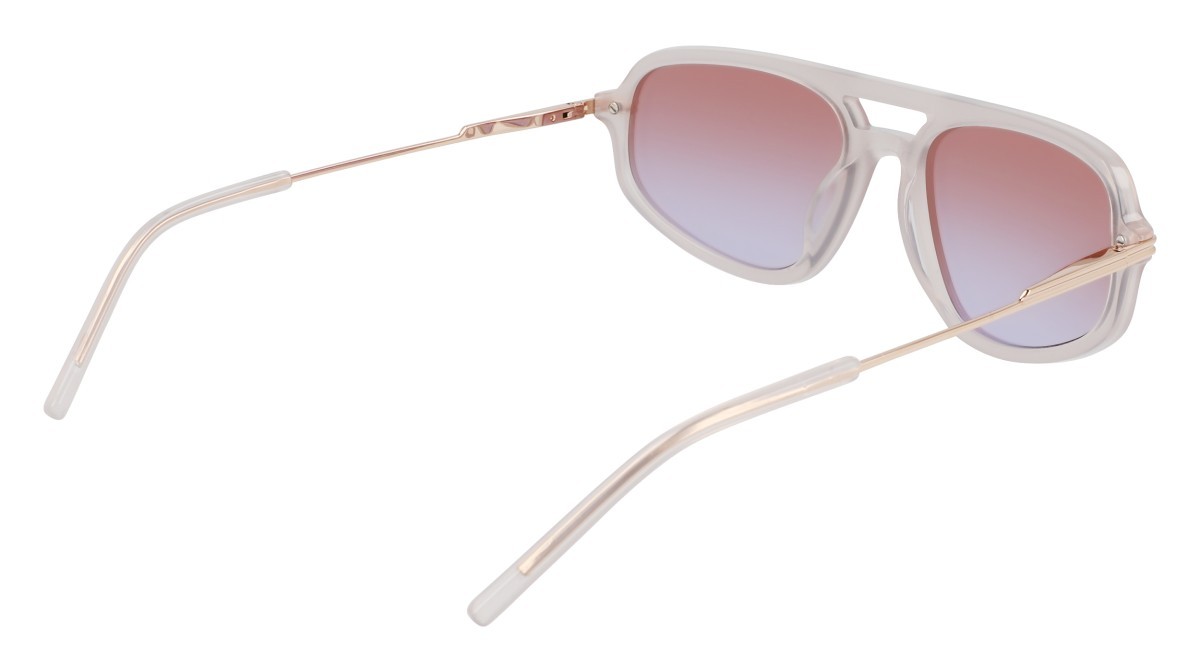 Sonnenbrillen Dkny DK712S (011) farbe fog form navigator gläser mauve/violet gradient