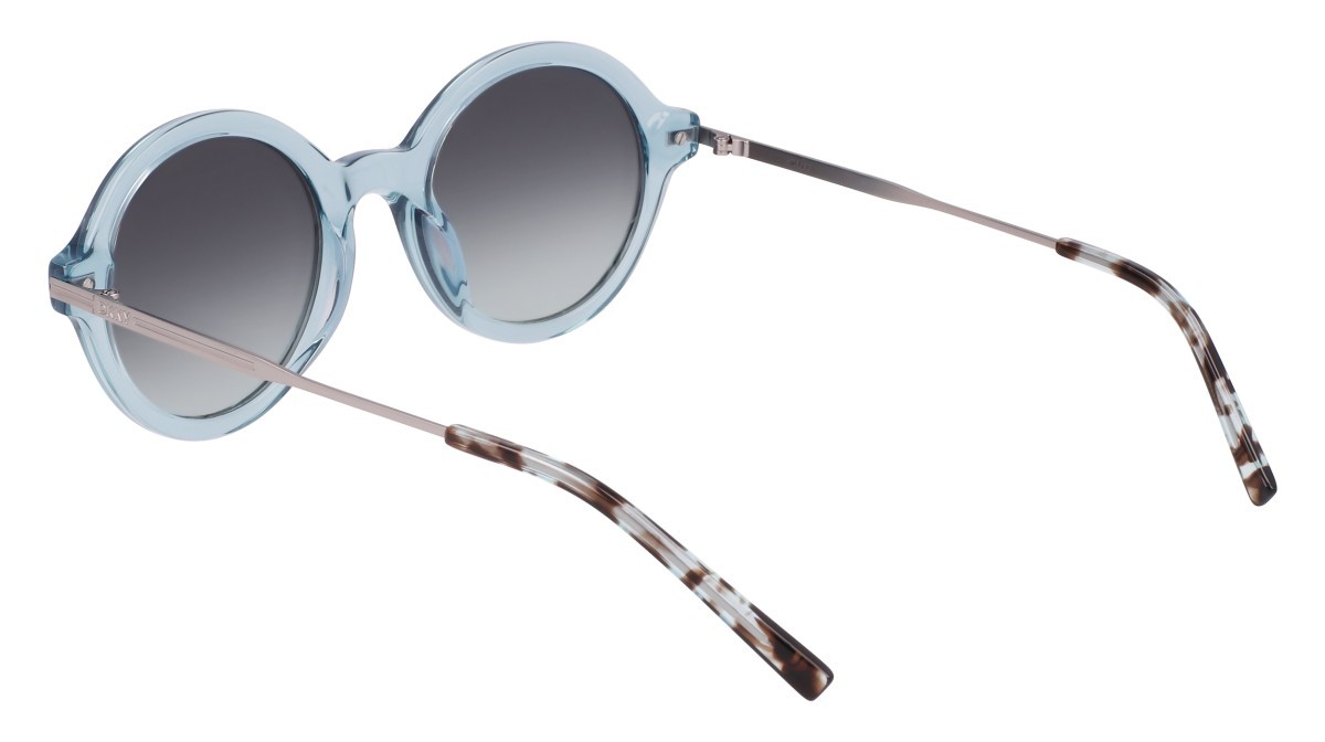 Occhiali da sole Dkny DK714S (310) colore crystal sage forma rotondo lenti double gradient green
