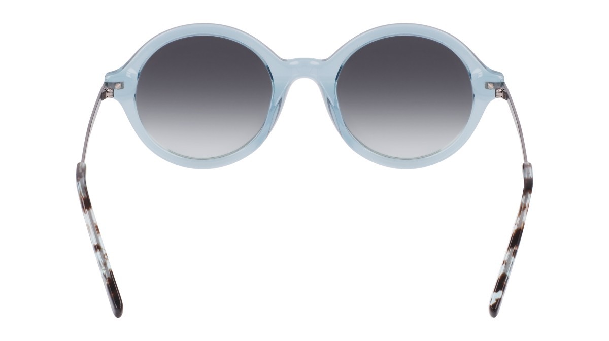 Occhiali da sole Dkny DK714S (310) colore crystal sage forma rotondo lenti double gradient green