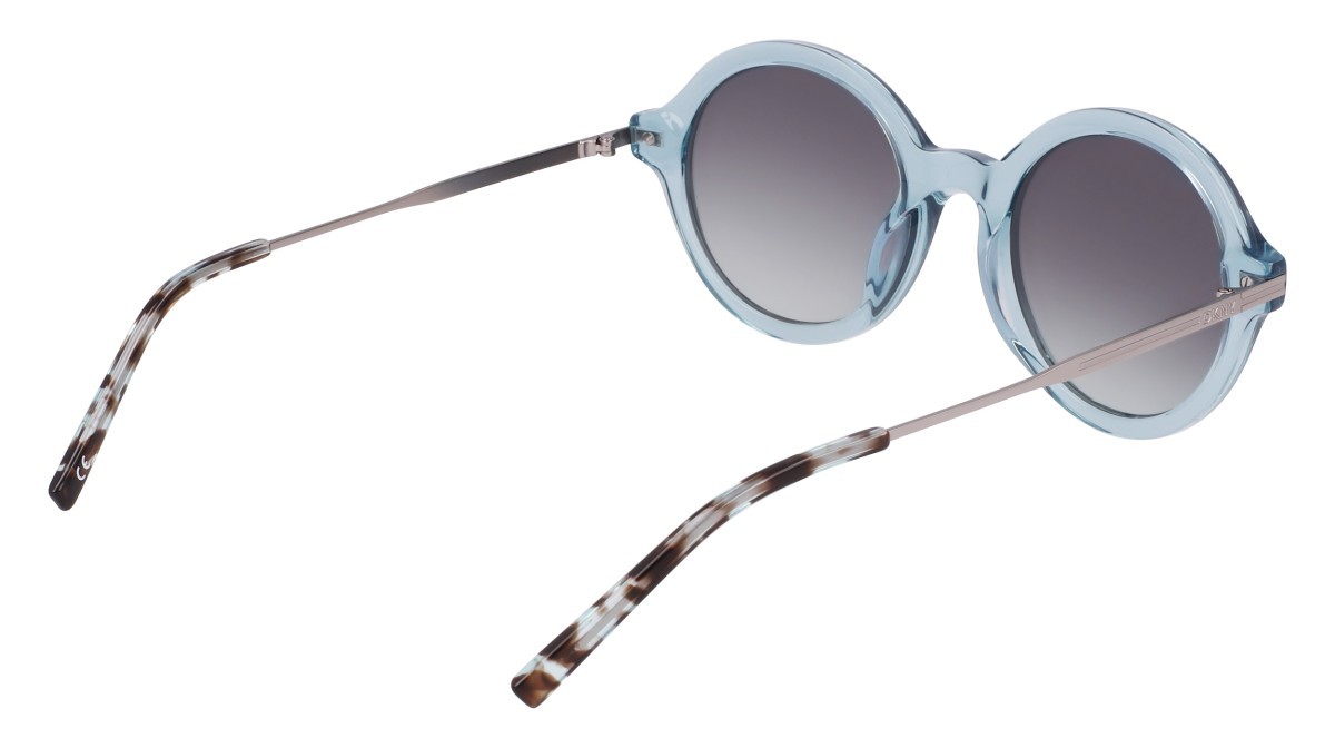 Occhiali da sole Dkny DK714S (310) colore crystal sage forma rotondo lenti double gradient green