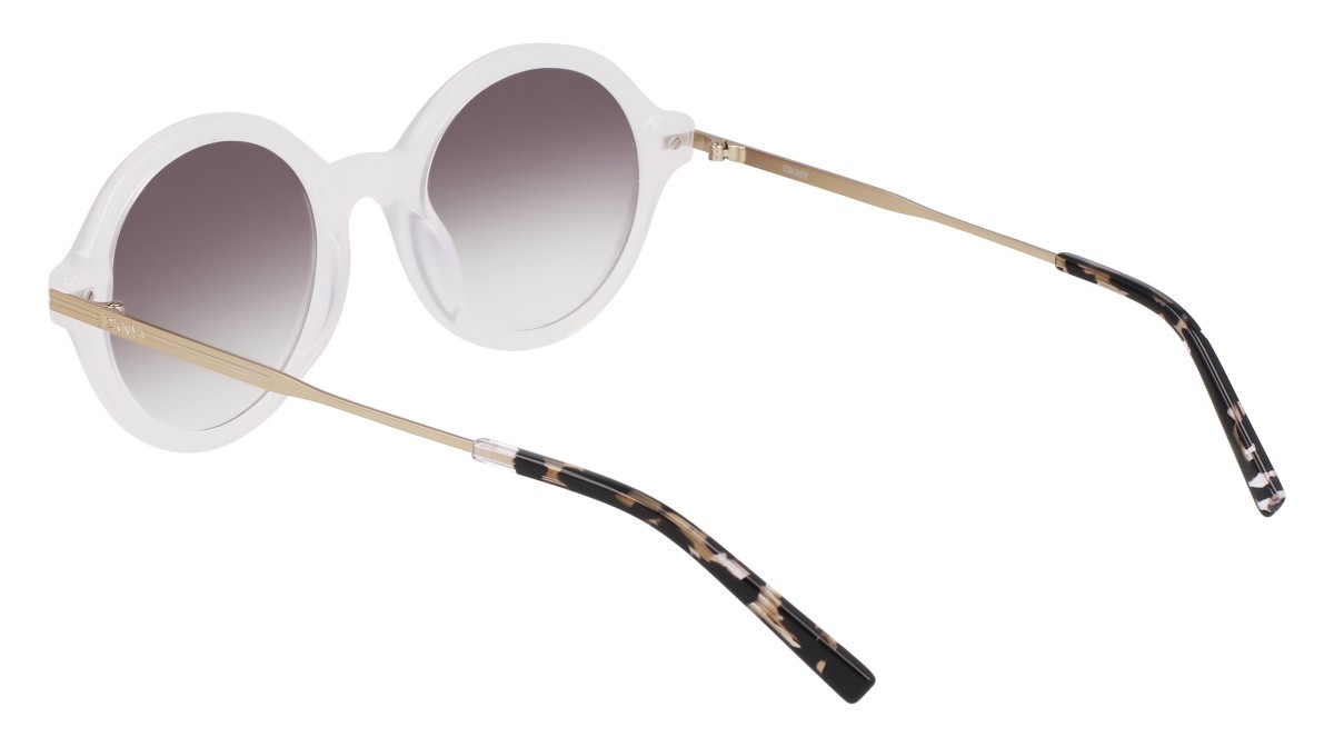 Occhiali da sole Dkny DK714S N (125) colore milky cloud forma rotondo lenti gradient smtruee