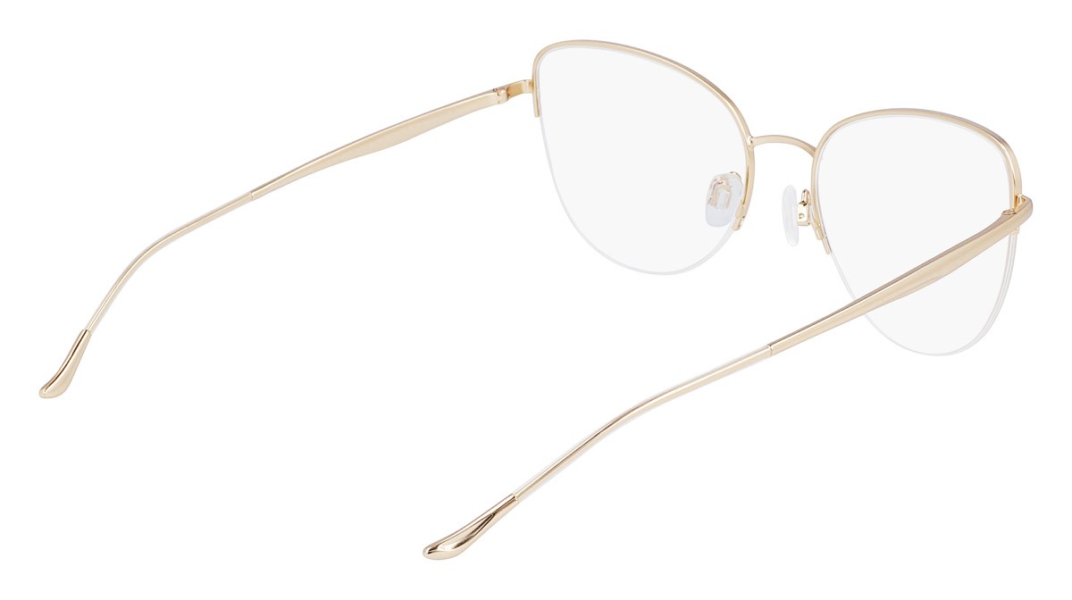 Brillen Donna Karan DO1004 (717) farbe gold form cat-eye 