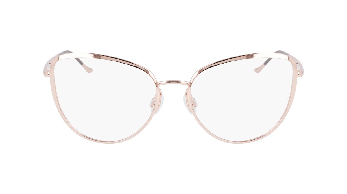 Brillen Donna Karan DO1006 (780) farbe rose gold form cat-eye 