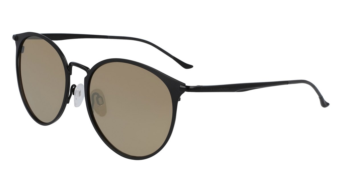Sonnenbrillen Donna Karan DO100S (003) farbe black/gold flash form rund 