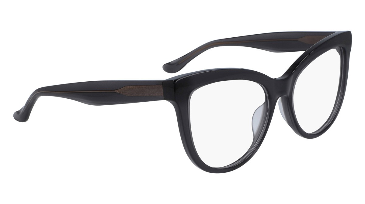 Brillen Donna Karan DO5000 (011) farbe black crystal form cat-eye 
