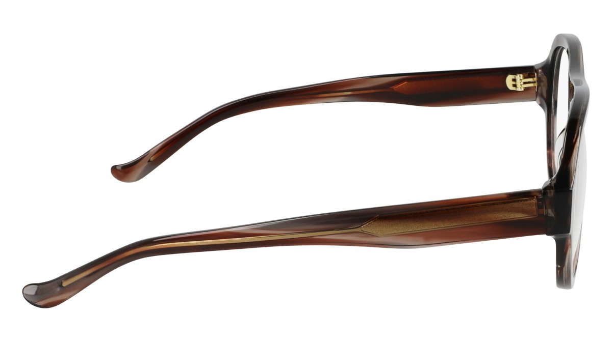 Eyeglasses Donna Karan DO5012 (228) color cherrywood horn shape aviator 