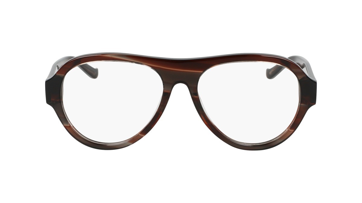 Eyeglasses Donna Karan DO5012 (228) color cherrywood horn shape aviator 