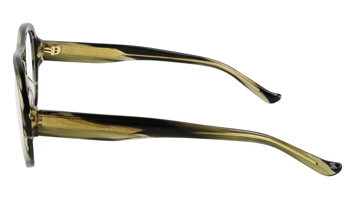 Eyeglasses Donna Karan DO5012 (305) color forest horn shape aviator 