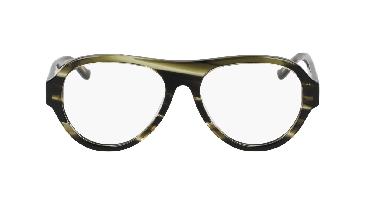 Eyeglasses Donna Karan DO5012 (305) color forest horn shape aviator 