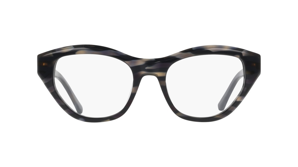 Eyeglasses Donna Karan DO5020 (050) color crystal grey horn shape cat eye 