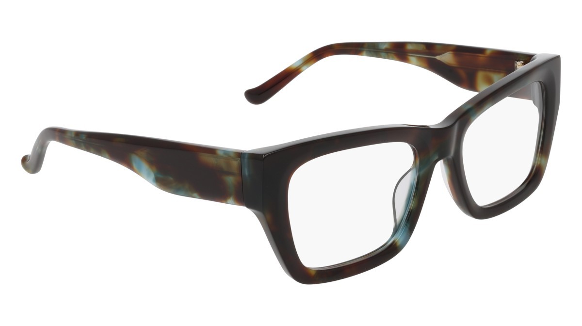 Eyeglasses Donna Karan DO5022 (355) color blue tortoise shape cat eye 