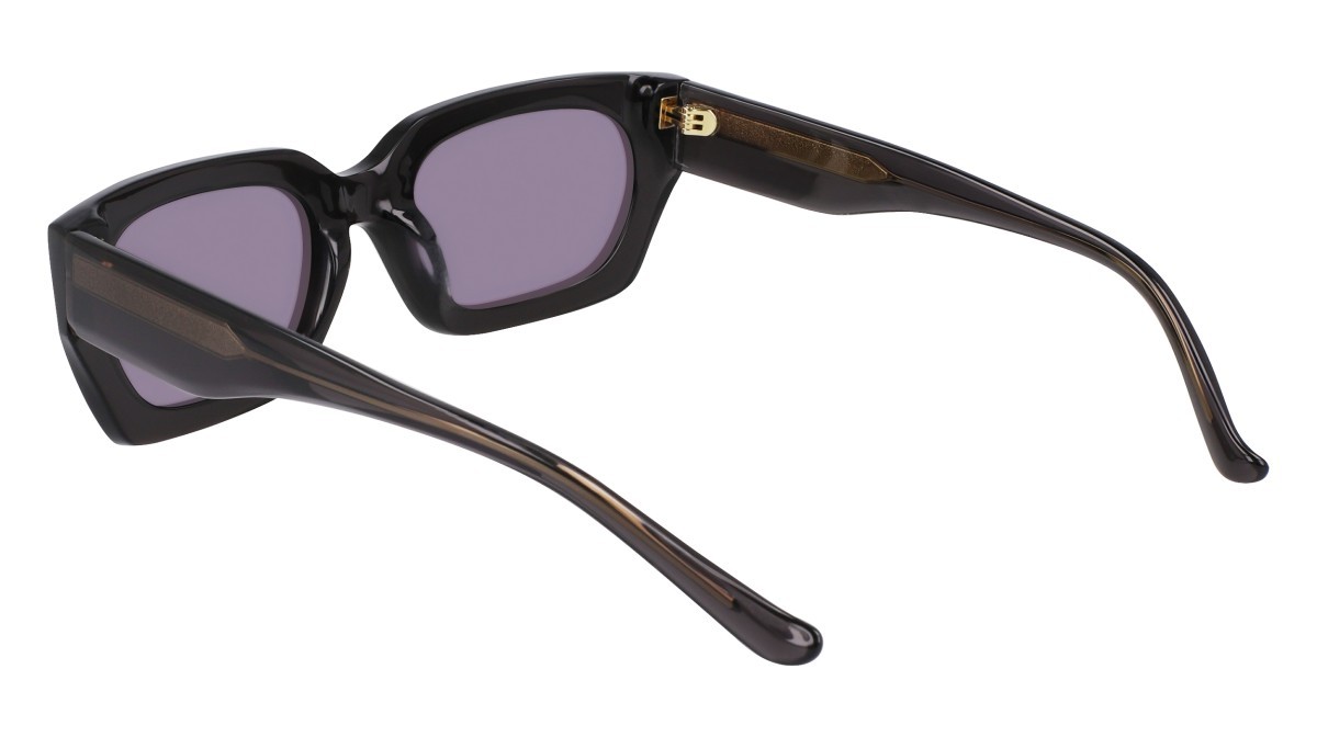 Sunglasses Donna Karan DO513S (001) color black crystal shape rectangle lenses smoke solid