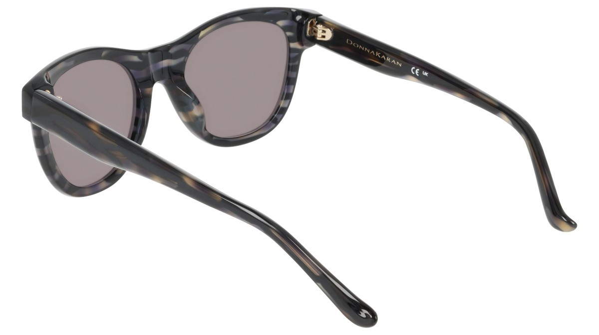Sunglasses Donna Karan DO516S (050) color grey horn shape round lenses solid smtruee