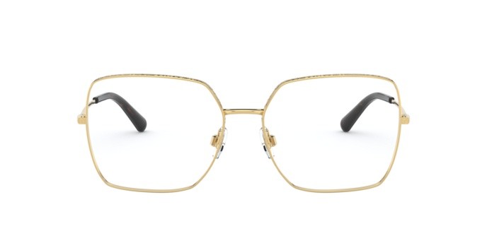 Occhiali da vista Dolce & Gabbana DG 1323 (02) colore gold forma quadrato lenti demo lens