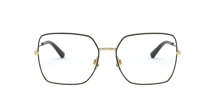Eyeglasses Dolce & Gabbana DG 1323 (1334) color gold/black shape square lenses demo lens