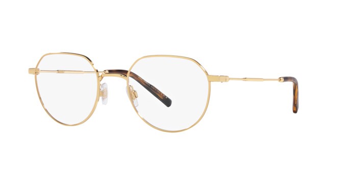 Occhiali da vista Dolce & Gabbana DG 1349 (02) colore oro forma pantos lenti lente demo