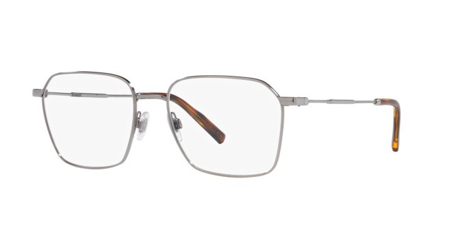 Brillen Dolce & Gabbana DG 1350 (04) farbe gunmetal form quadratisch gläser lente demo