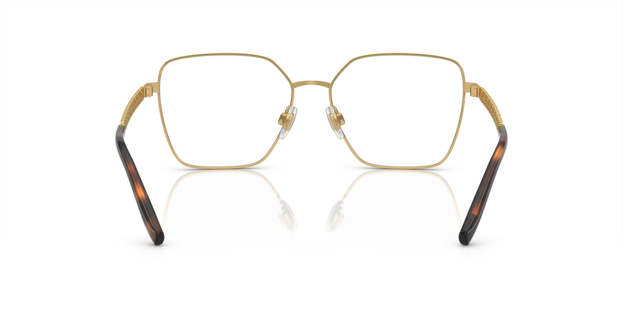Occhiali da vista Dolce & Gabbana DG 1351 (02) colore oro forma quadrato lenti lente demo