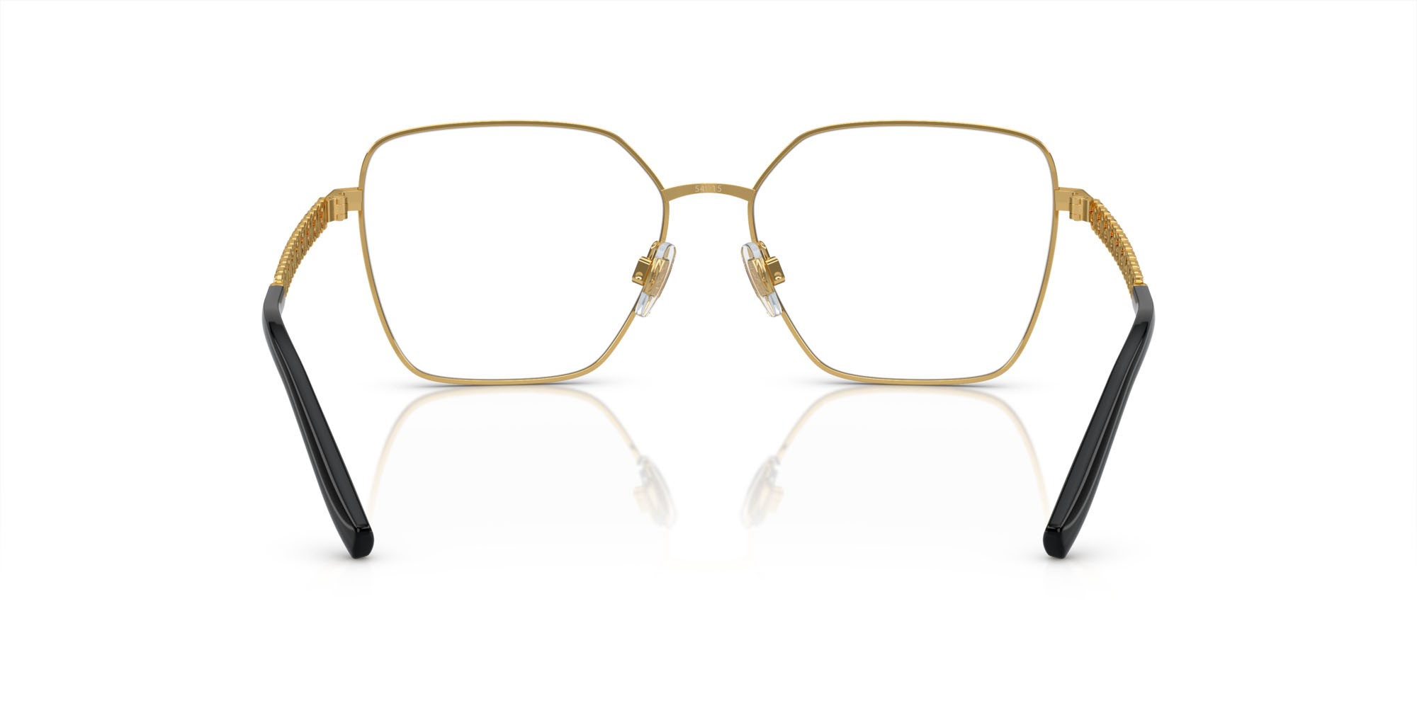 Occhiali da vista Dolce & Gabbana DG 1351 (1334) colore oro/nero forma quadrato lenti lente demo