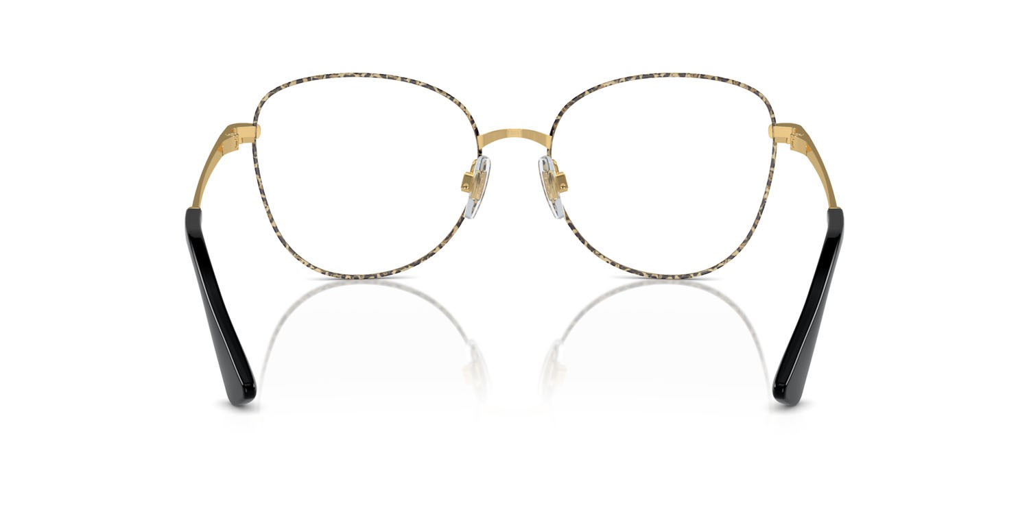 Occhiali da vista Dolce & Gabbana DG 1355 (1364) colore gold/leo forma farfalla lenti lente demo