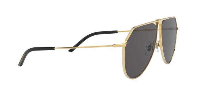 Sonnenbrillen Dolce & Gabbana DG 2248 (02/87) farbe gold form aviator gläser grey