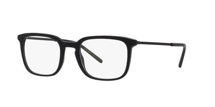 Brillen Dolce & Gabbana DG 3349 (2525) farbe matte black form quadratisch gläser demo lens