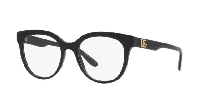 Brillen Dolce & Gabbana DG 3353 (501) farbe black form pantos gläser demo lens
