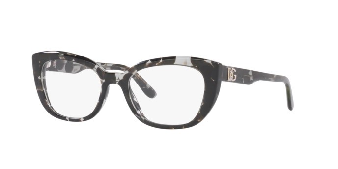 Brillen Dolce & Gabbana DG 3355 (3362) farbe black bubble form schmetterling gläser demo lens