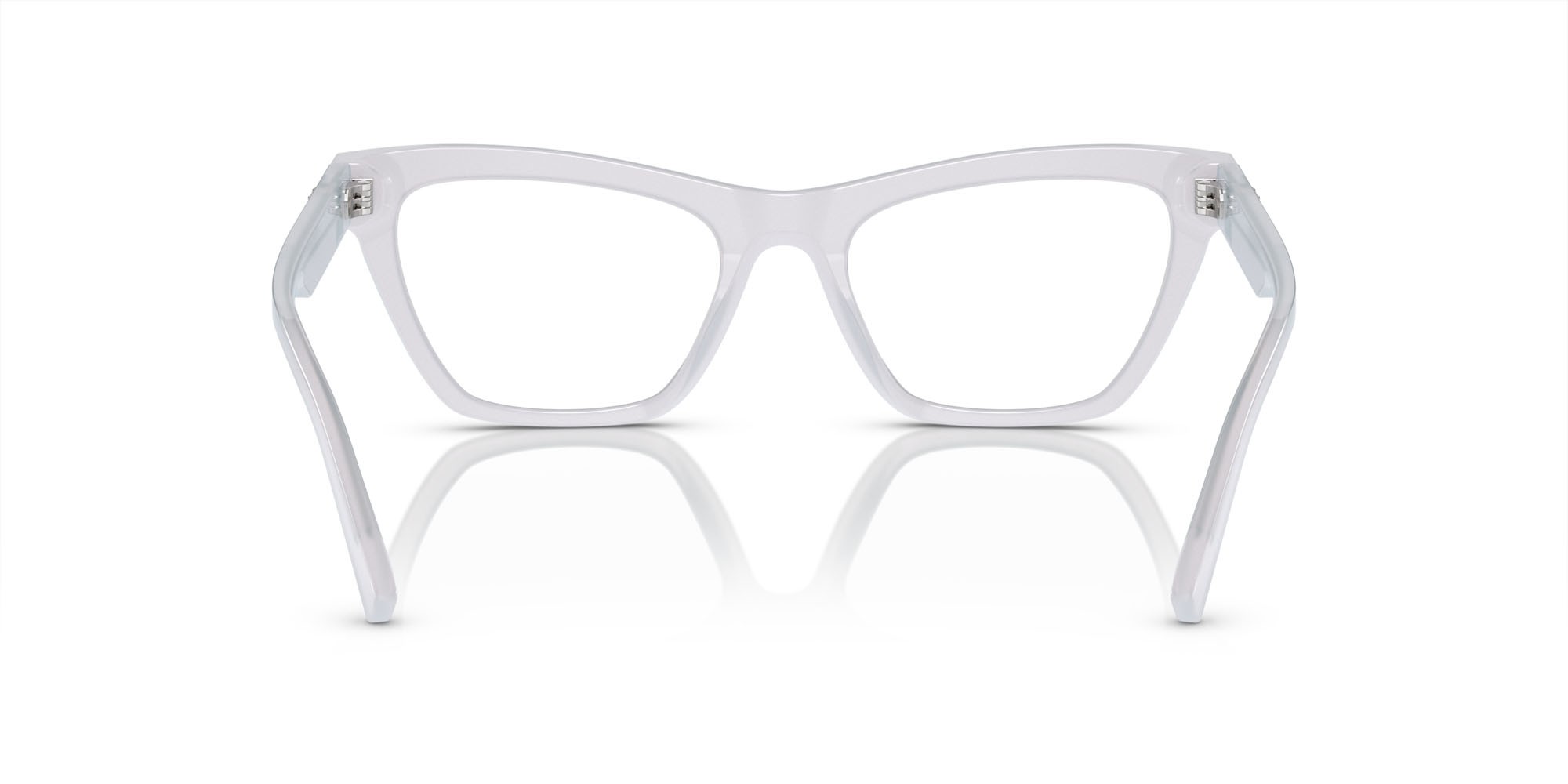 Brillen Dolce & Gabbana DG 3359 (3420) farbe crystal opalino form cat-eye gläser lente demo