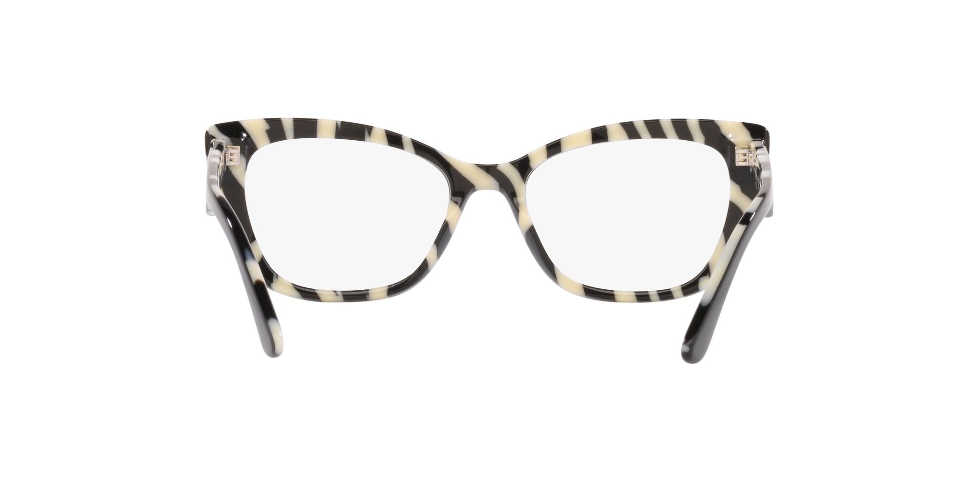 Brillen Dolce & Gabbana DG 3360 (3372) farbe top black on zebra form cat-eye gläser lente demo