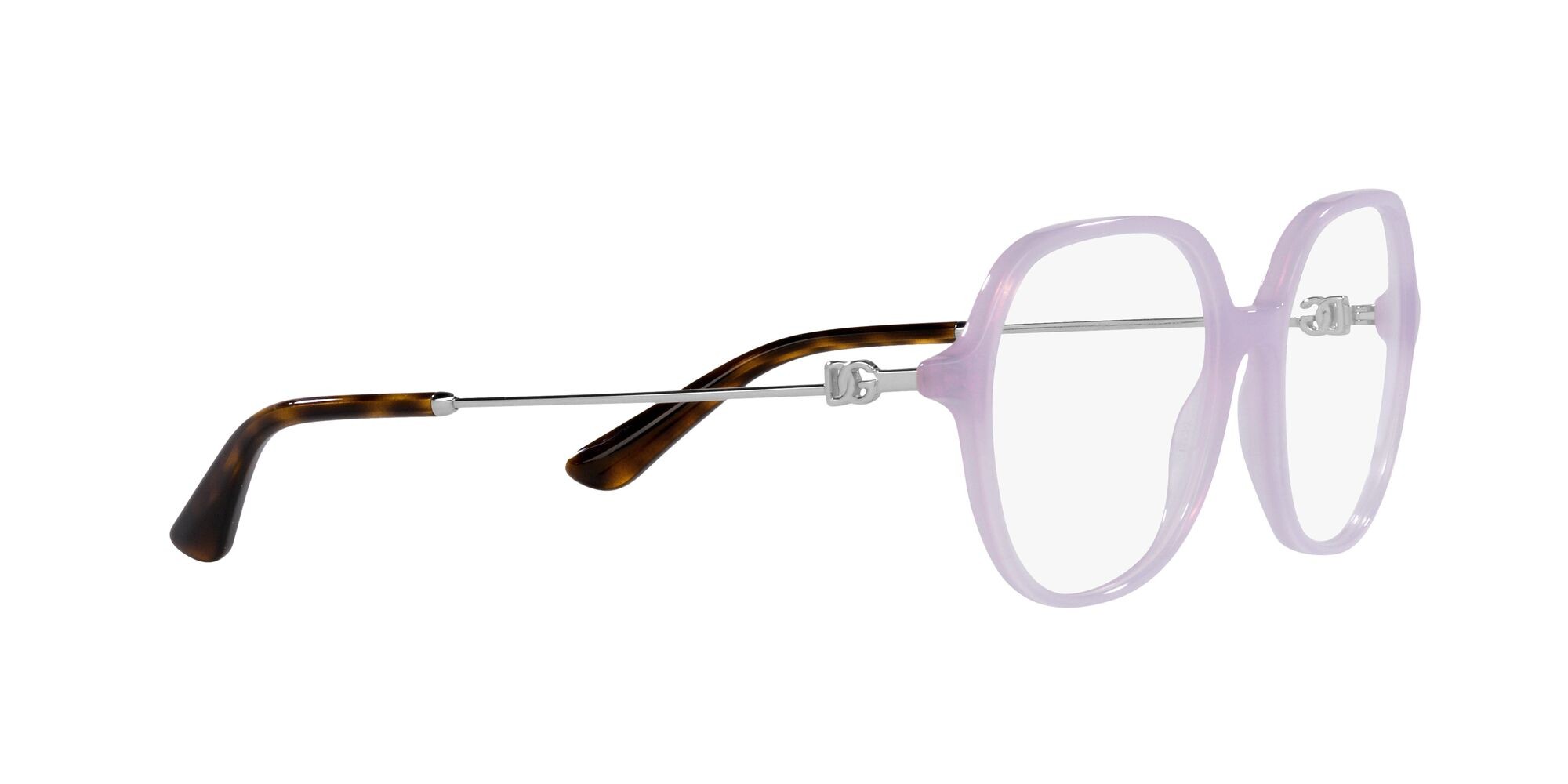 Brillen Dolce & Gabbana DG 3364 (3382) farbe opal lillac form schmetterling gläser lente demo