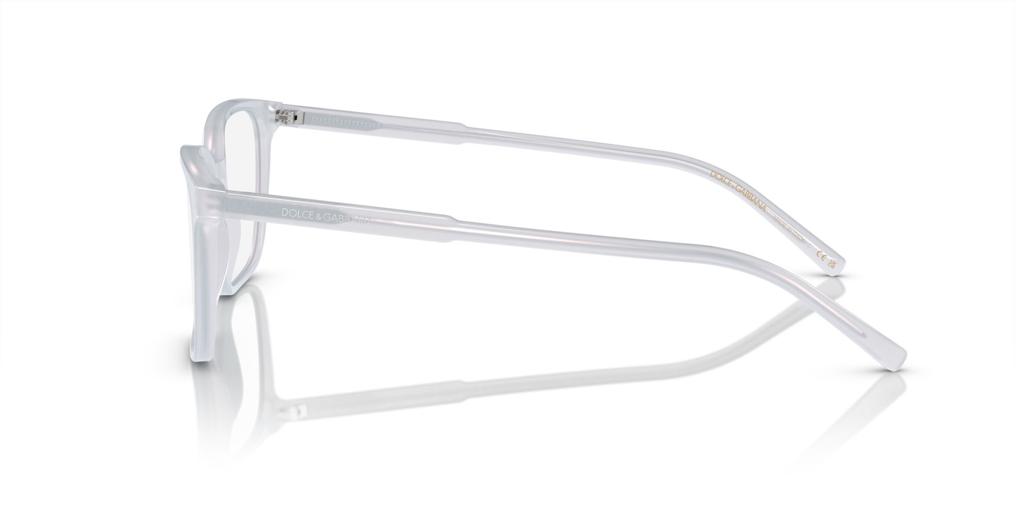 Brillen Dolce & Gabbana DG 3365 (3420) farbe crystal opalino form quadratisch gläser lente demo