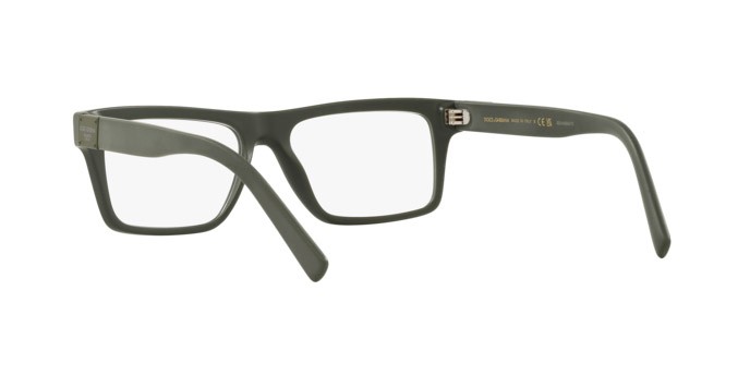 Brillen Dolce & Gabbana DG 3368 (3297) farbe verde scuro opaco form rechteckig gläser lente demo