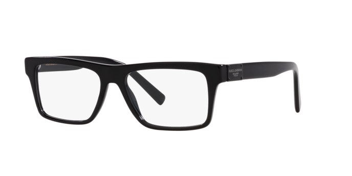 Brillen Dolce & Gabbana DG 3368 (501) farbe nero form rechteckig gläser lente demo