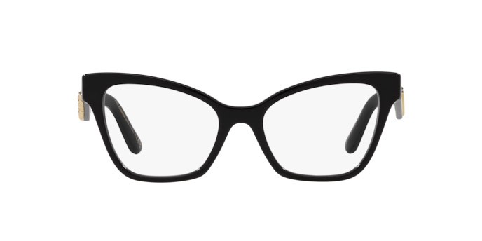 Eyeglasses Dolce & Gabbana DG 3369 (501) color nero shape cat eye lenses lente demo