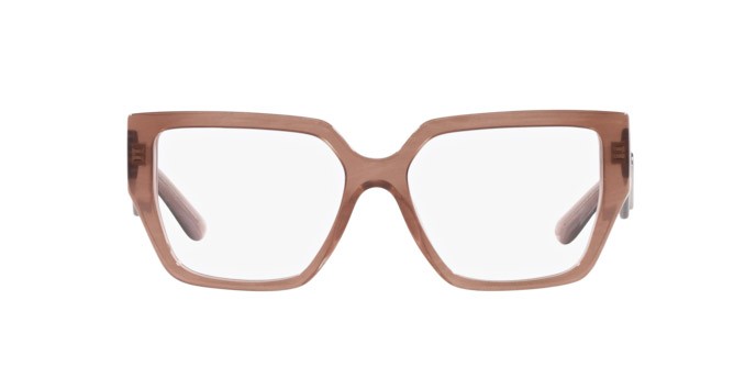 Brillen Dolce & Gabbana DG 3373 (3411) farbe fleur caramel form quadratisch gläser lente demo