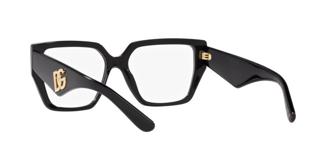 Eyeglasses Dolce & Gabbana DG 3373 (501) color nero shape square lenses lente demo