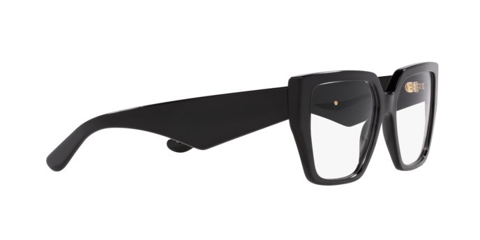 Eyeglasses Dolce & Gabbana DG 3373 (501) color nero shape square lenses lente demo