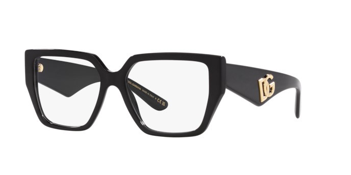 Eyeglasses Dolce & Gabbana DG 3373 (501) color nero shape square lenses lente demo
