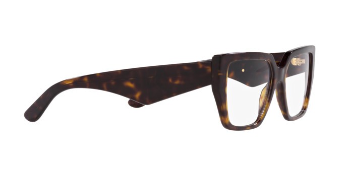 Brillen Dolce & Gabbana DG 3373 (502) farbe havana form quadratisch gläser lente demo