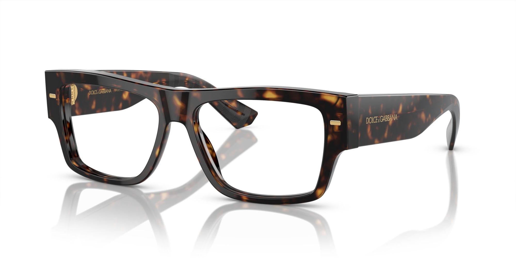 Brillen Dolce & Gabbana DG 3379 (502) farbe havana form rechteckig gläser lente demo