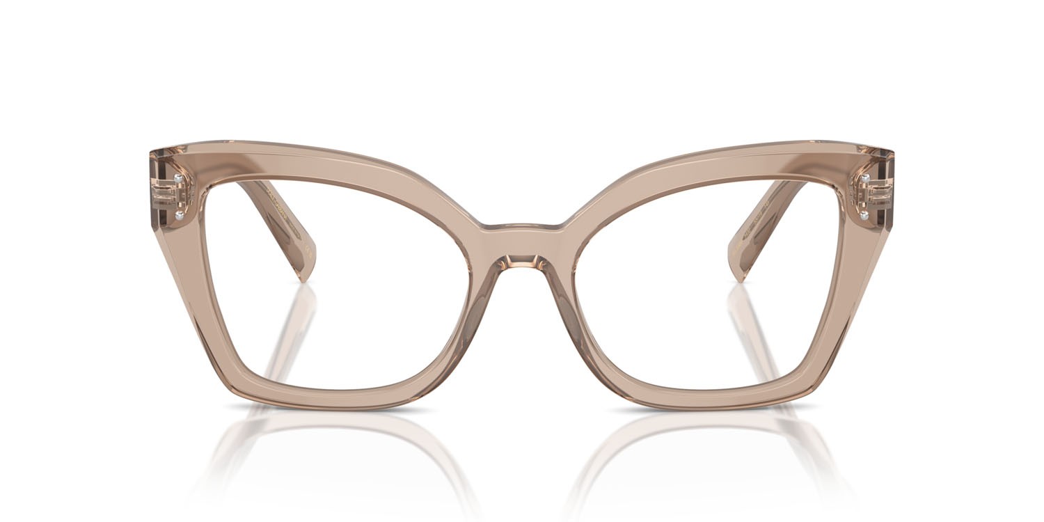 Brillen Dolce & Gabbana DG 3386 (3432) farbe cammello trasparente form schmetterling gläser lente demo