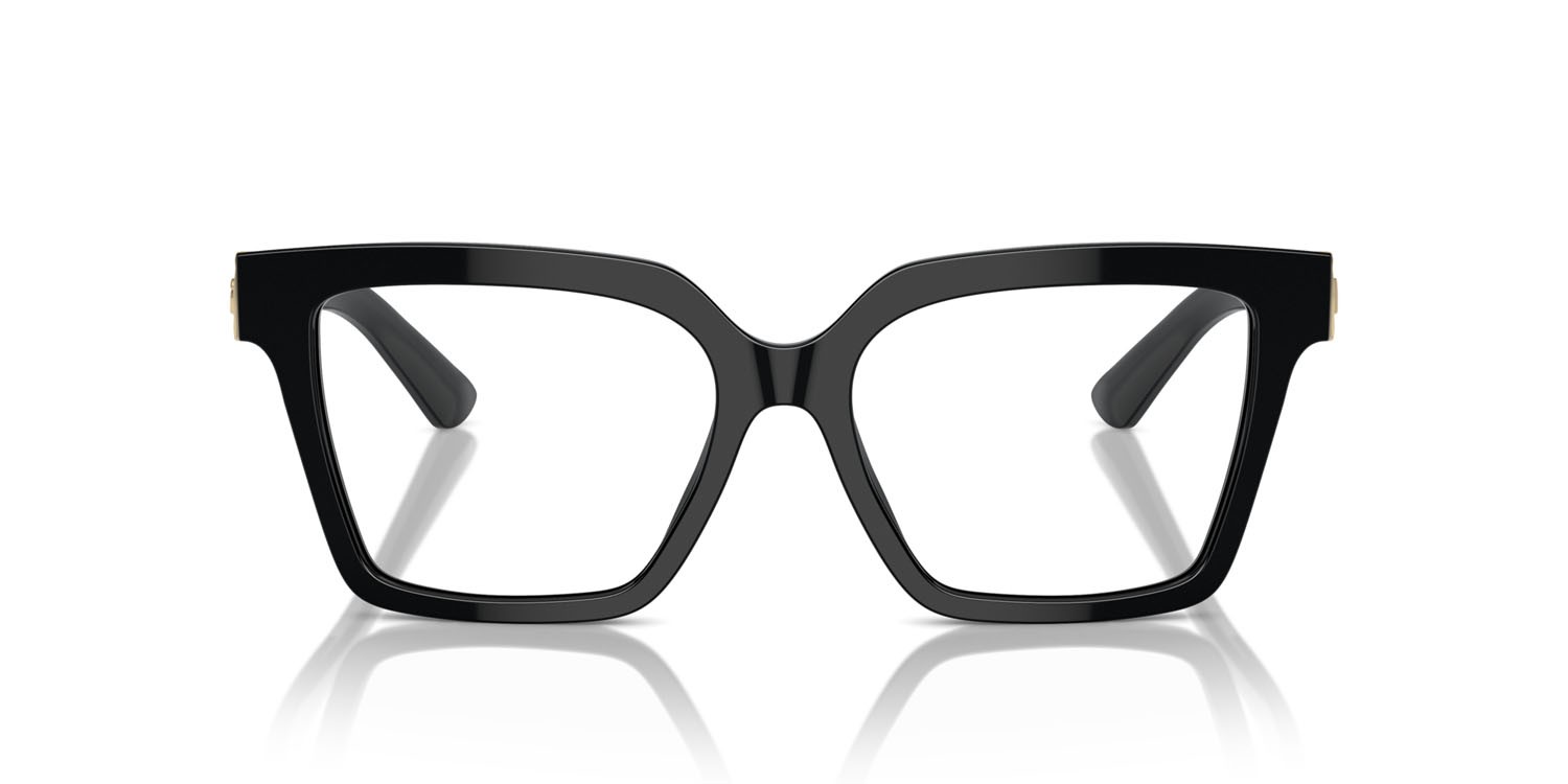 Eyeglasses Dolce & Gabbana DG 3395 (501) color nero shape square lenses lente demo