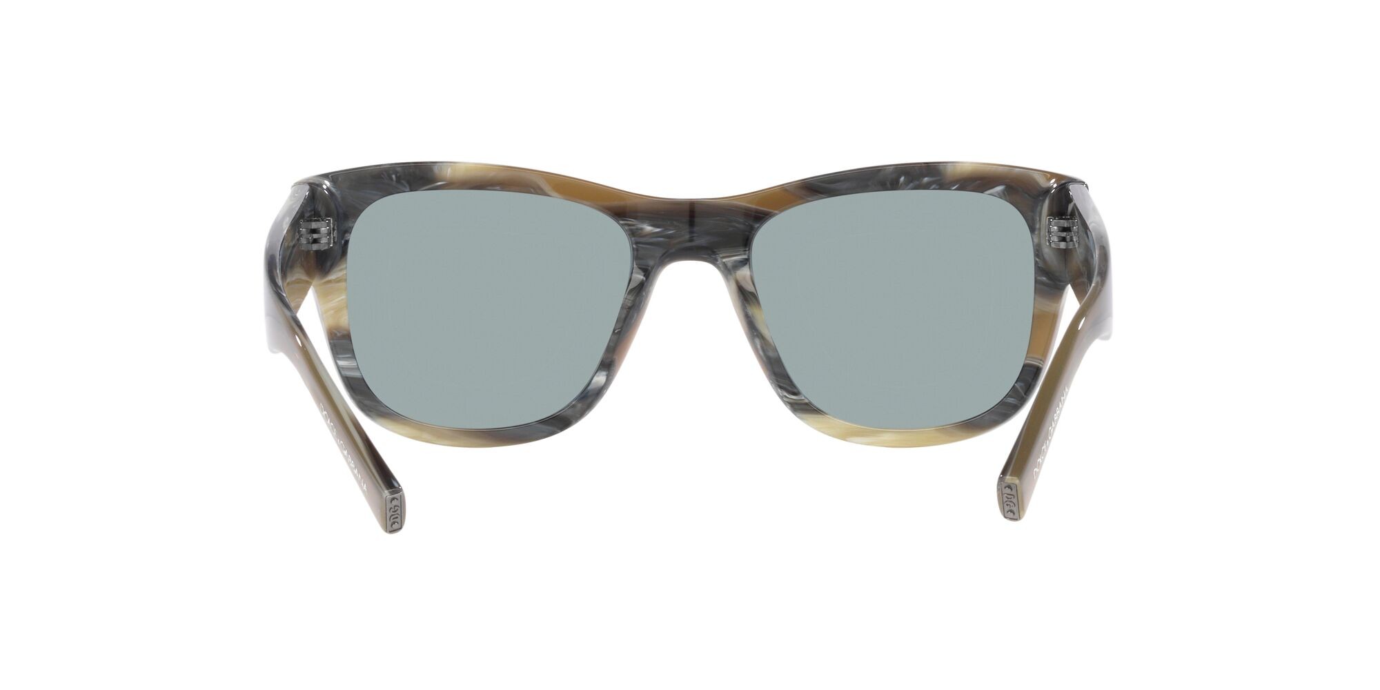 Sonnenbrillen Dolce & Gabbana DG 4338 (339087) farbe grigio effetto corno form quadratisch gläser grigio chiaro