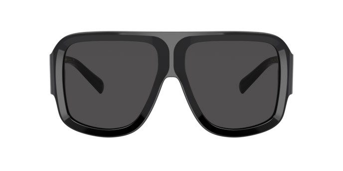 Sonnenbrillen Dolce & Gabbana DG 4401 (501/87) farbe black form quadratisch gläser dark grey